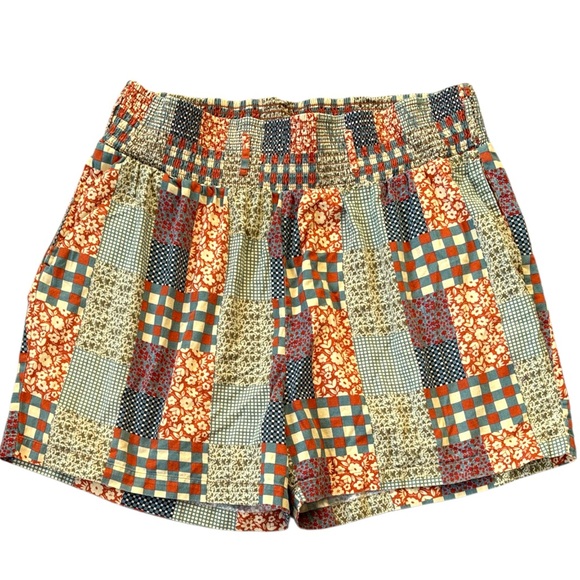 Lucy & Yak Pants - Lucy & Yak Patchwork Pull-On Shorts Size 2X